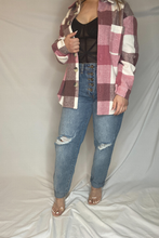 Load image into Gallery viewer, Plaid Button Up Jacket
